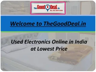 Buy or Sell Used Home Appliances - slide 1