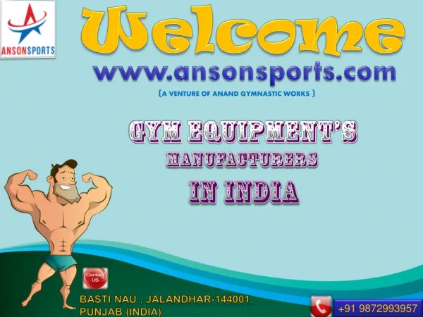 Home fitness equipments in india