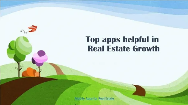 Top apps helpful in Real Estate Growth