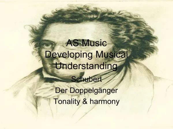 AS Music Developing Musical Understanding