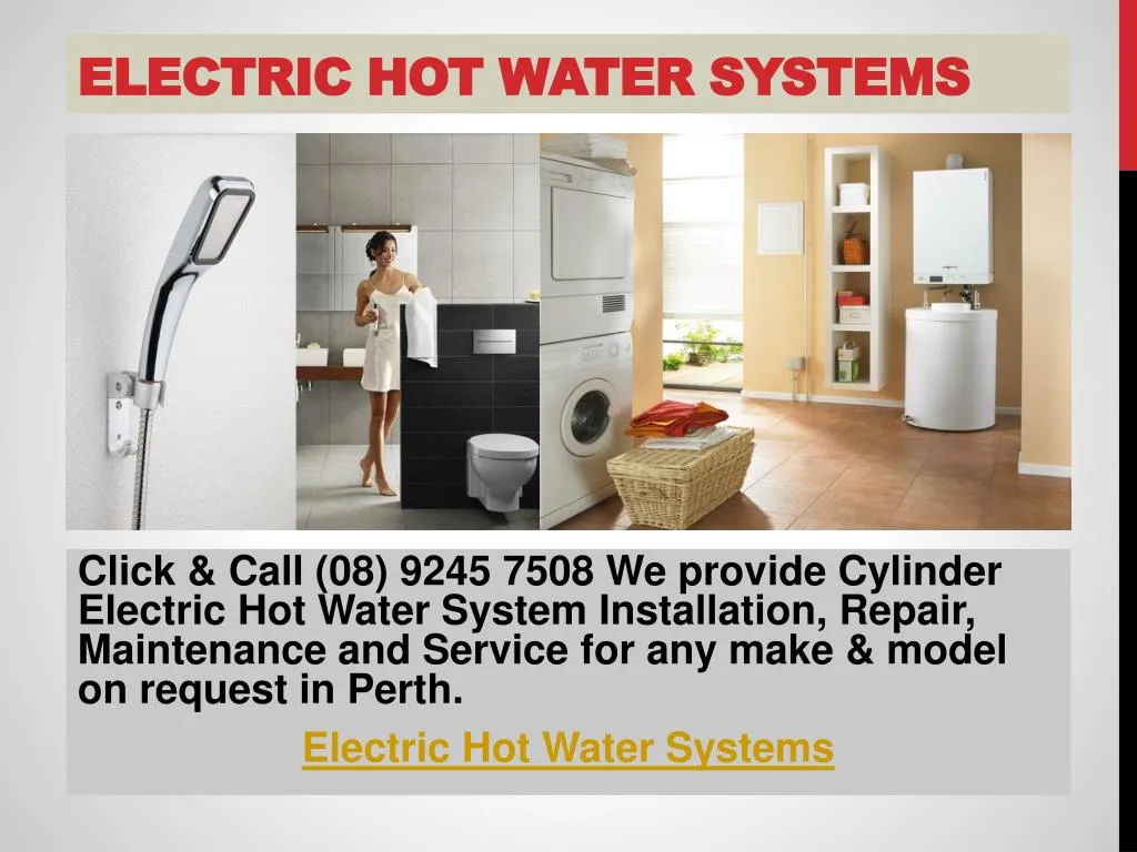 electric hot water systems