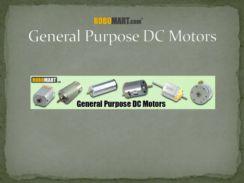general purpose dc motors