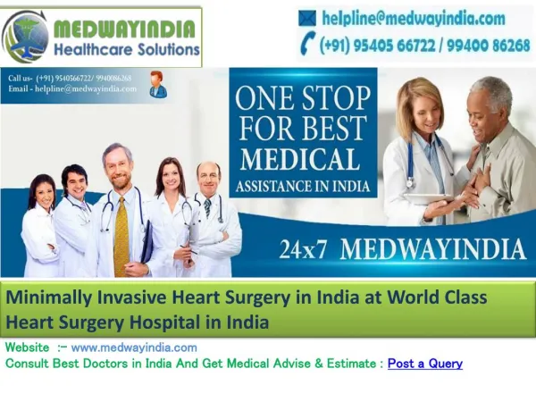 Best hospitals for Heart Surgery in india