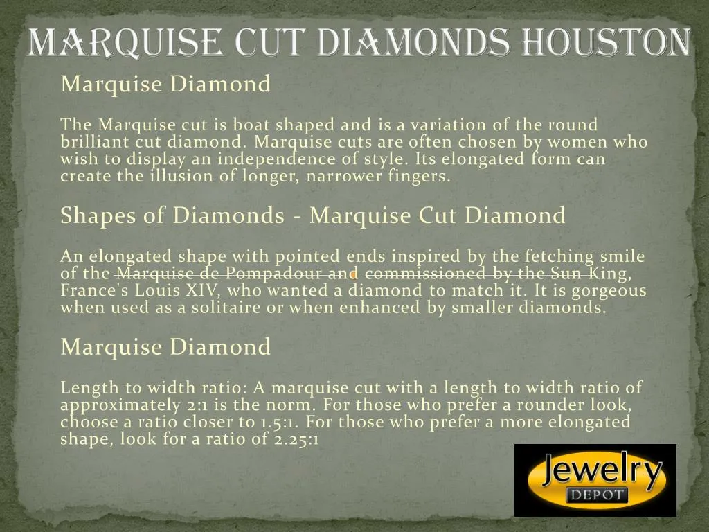 marquise cut diamonds houston