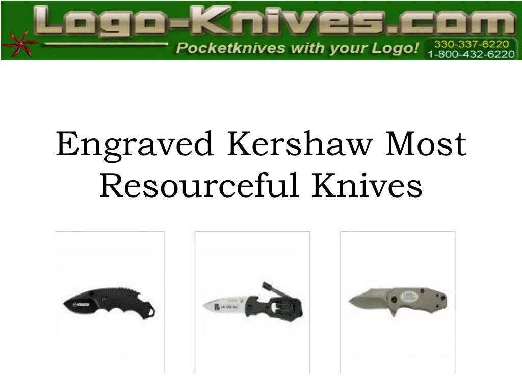 engraved kershaw most resourceful knives