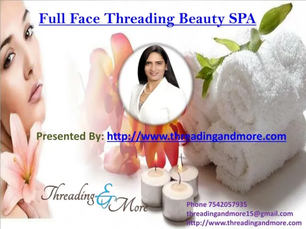 Full Face Threading Beauty SPA in Pompano beach