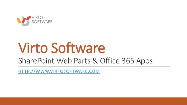 VirtoSoftware: SharePoint Web Parts and Office 365 Apps