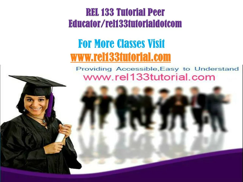rel 133 tutorial peer educator rel133tutorialdotcom