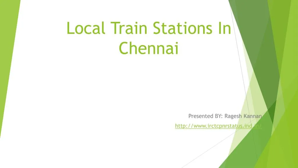 local train stations in chennai