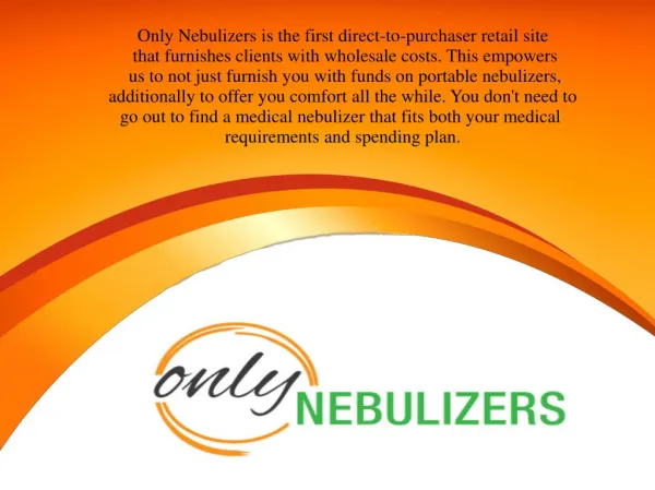 Buy Portable Nebulizer Compressor