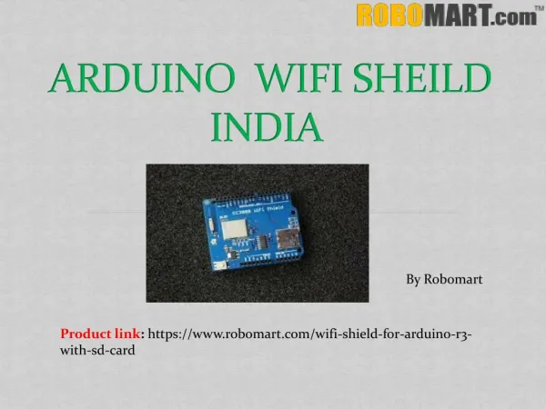 Buy Arduino Wifi Shield India By Robomart