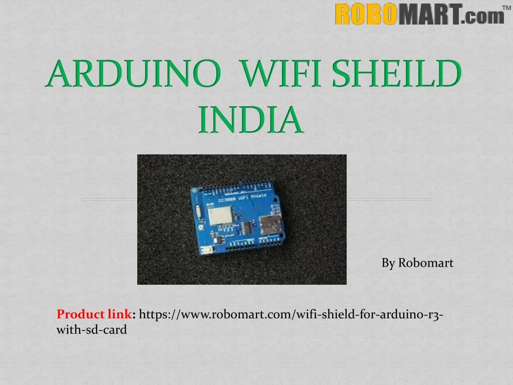arduino wifi sheild india