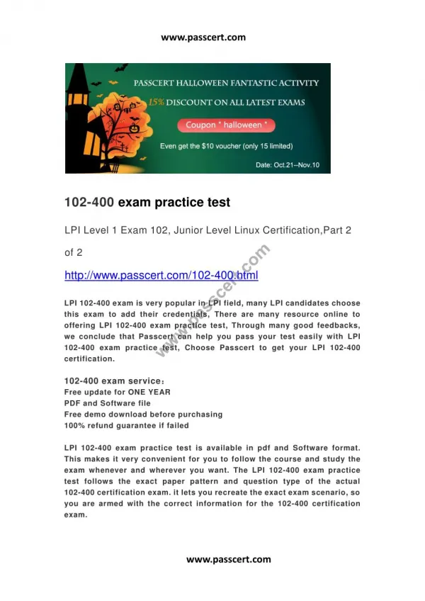 LPI 102-400 practice test