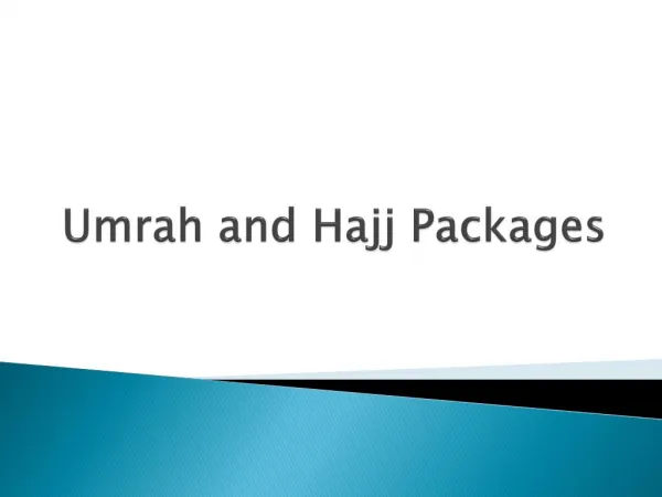 Cheap Hajj and Umrah Packages