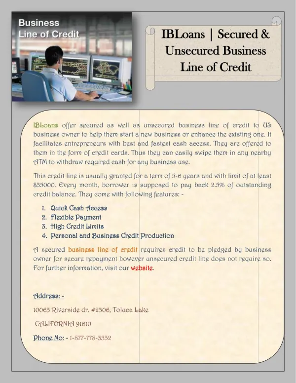 Online Small Business Loans