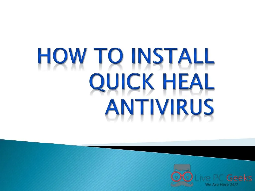 how to install quick heal antivirus