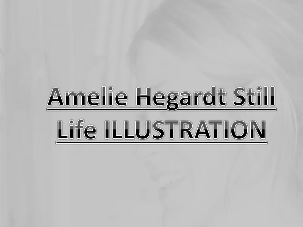 amelie hegardt still life illustration