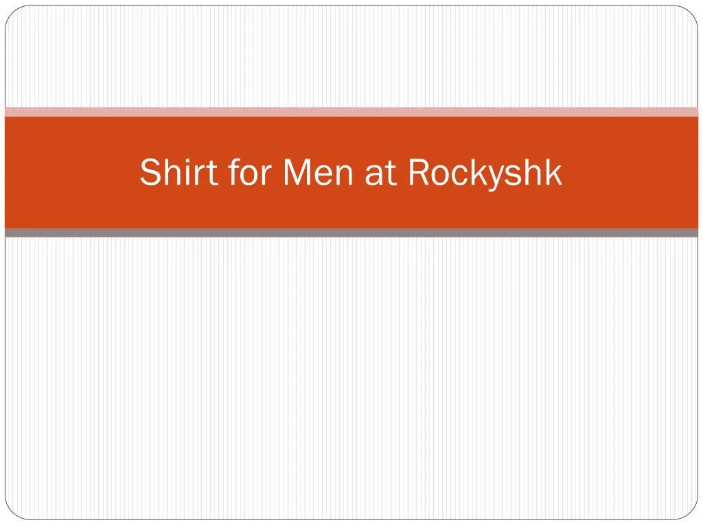 shirt for men at rockyshk