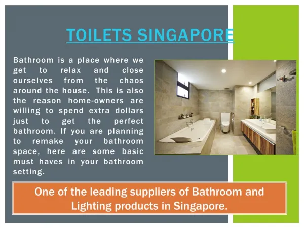 Singapore Toilet Bowl