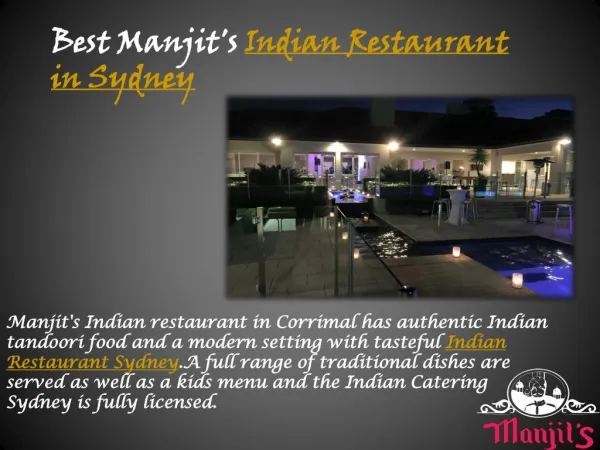 Best manjit's indian restaurant in sydney