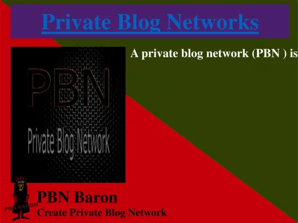 PBN BARON is Providing Best Private Blog Sites