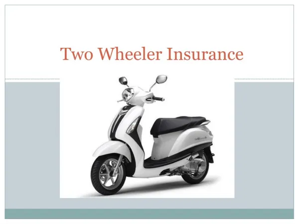 Two-Wheeler Insurance Policies To Get Cheaper, Easier To Buy