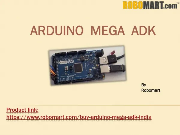 Buy Arduino Mega ADK India By Robomart