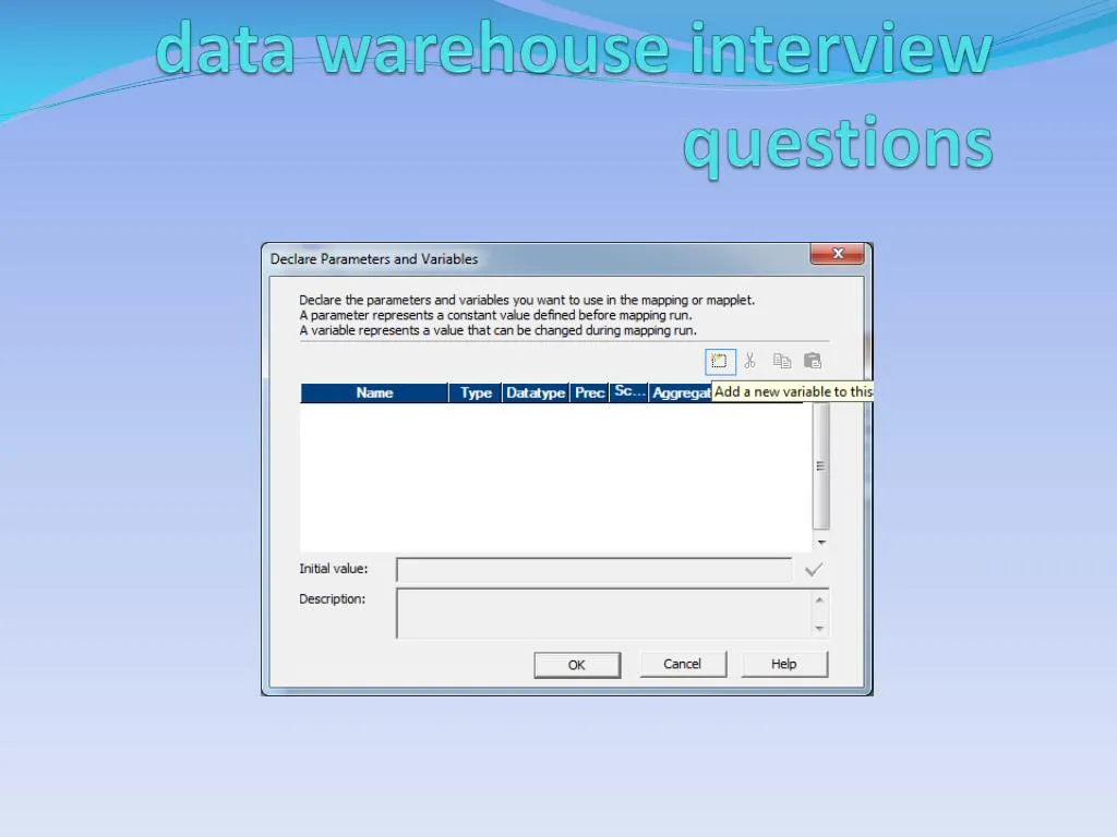 data warehouse interview questions