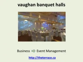 banquet halls - slide 1
