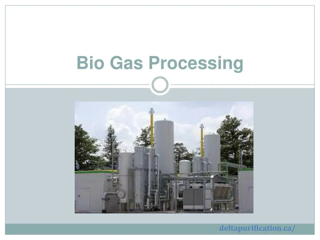 bio gas processing