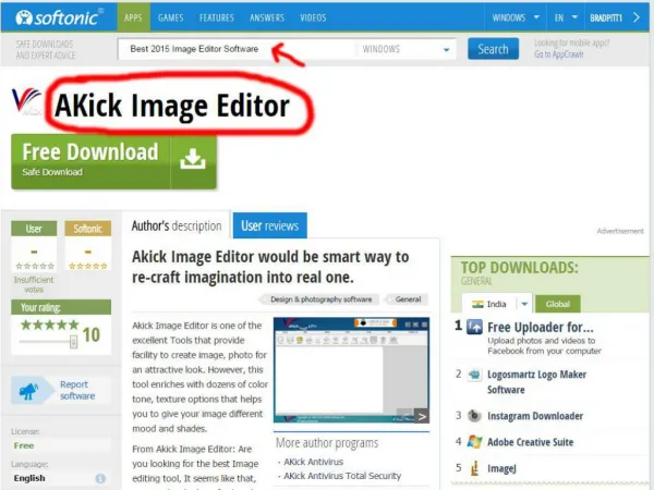 Akick - Latest Image Editor Free Download