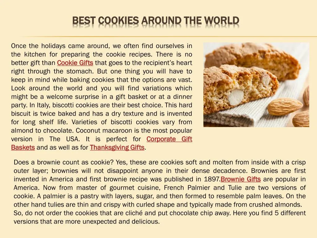 best cookies around the world