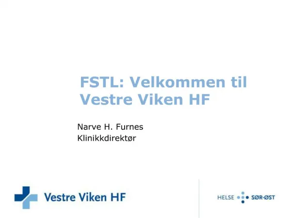 FSTL: Velkommen til Vestre Viken HF