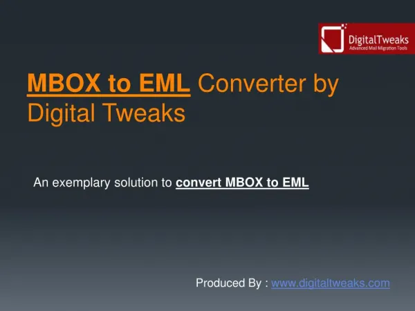 MBOX to EML Converter Free