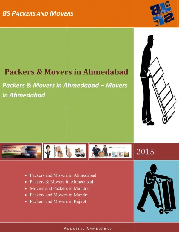 Packers & Movers in Ahmedabad – Movers in Ahmedabad