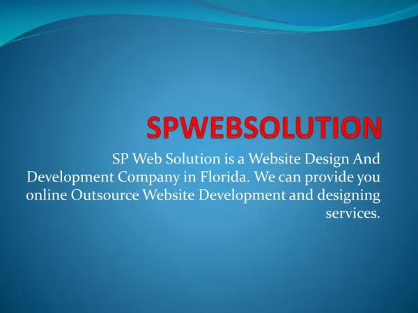 Website Development Company in Florida