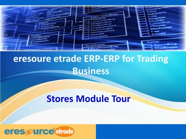 Eresource's Inventory & Material management module provides a powerful and flexible set of features to help you manage a