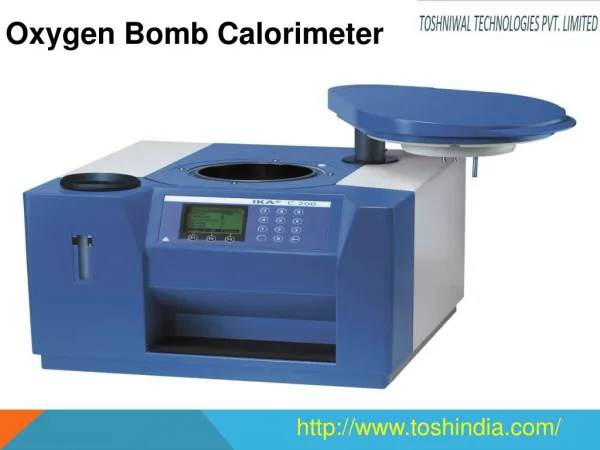 Oxygen bomb calorimeter