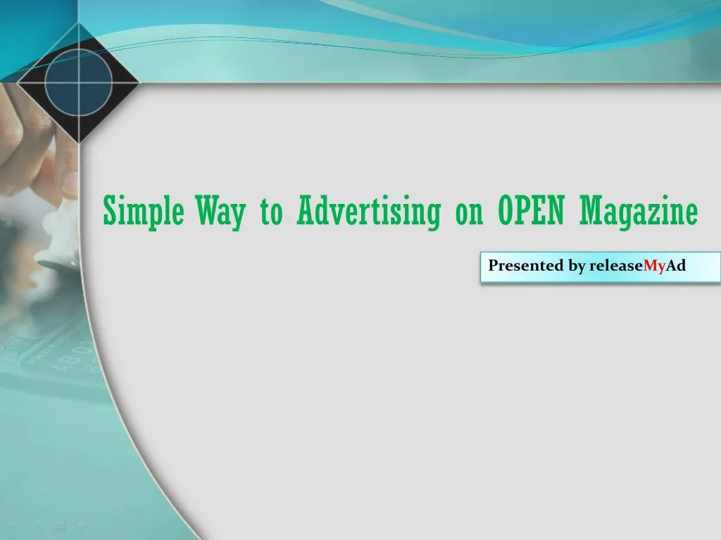 simple way to advertising on open magazine