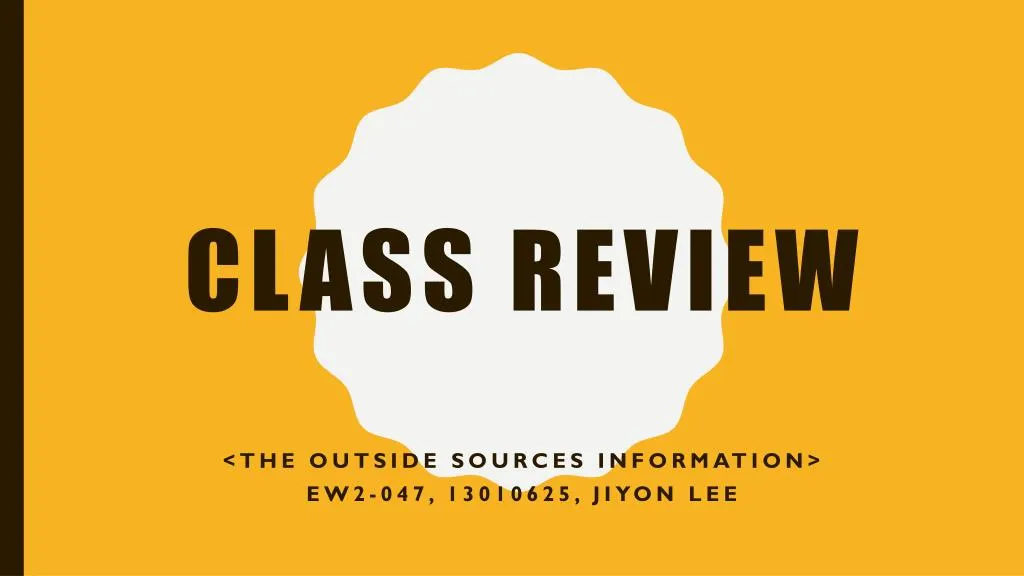 class review