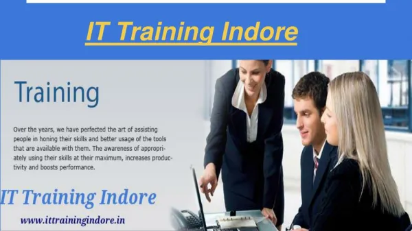 Web design training courses in indore