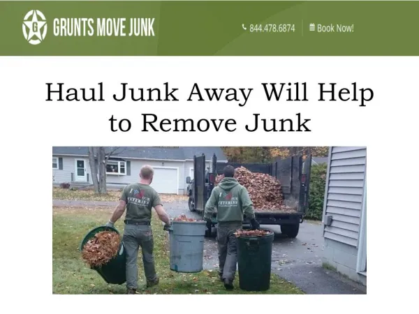 Haul Junk Away Will Help to Remove Junk