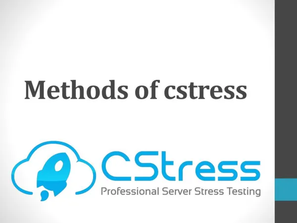 Methods of cstress