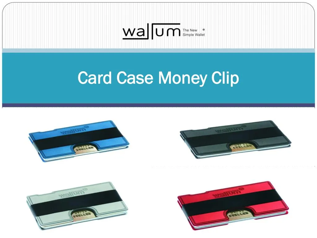 card case money clip