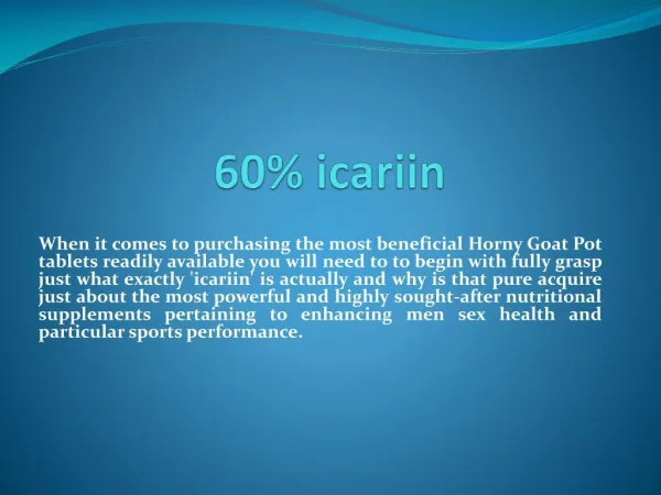 60% icariin