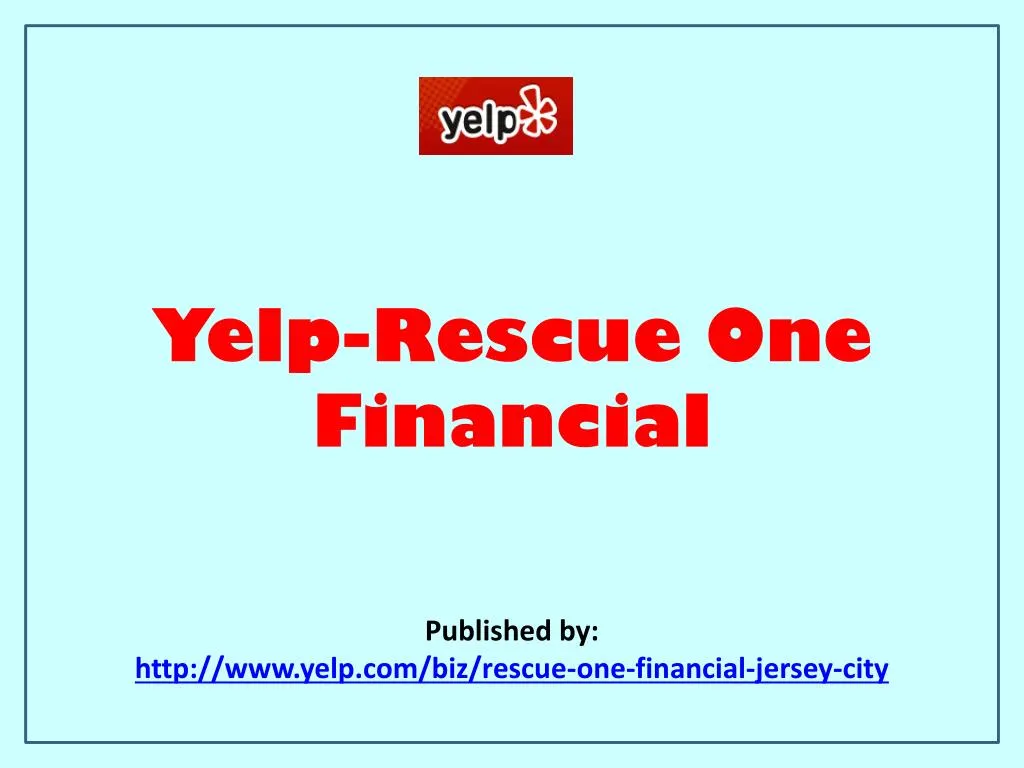 yelp rescue one financial