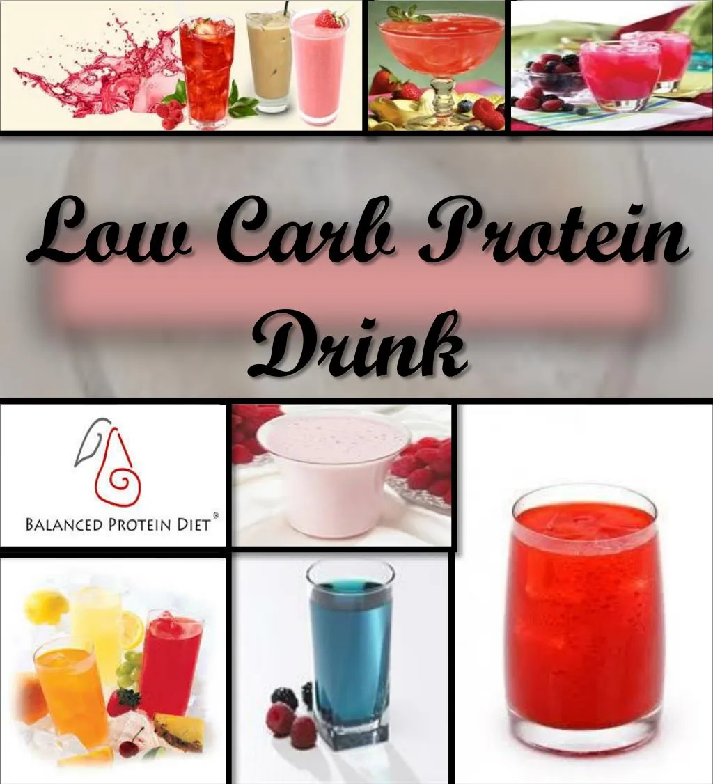 low carb protein drink