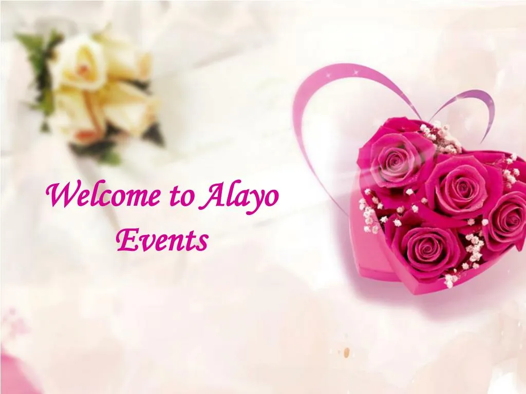 welcome to alayo events