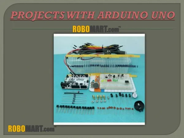 Projects with Arduino Uno-Robomart