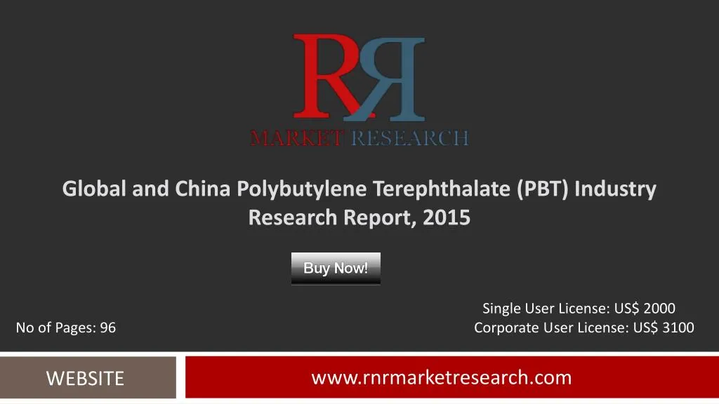 global and china polybutylene terephthalate pbt industry research report 2015